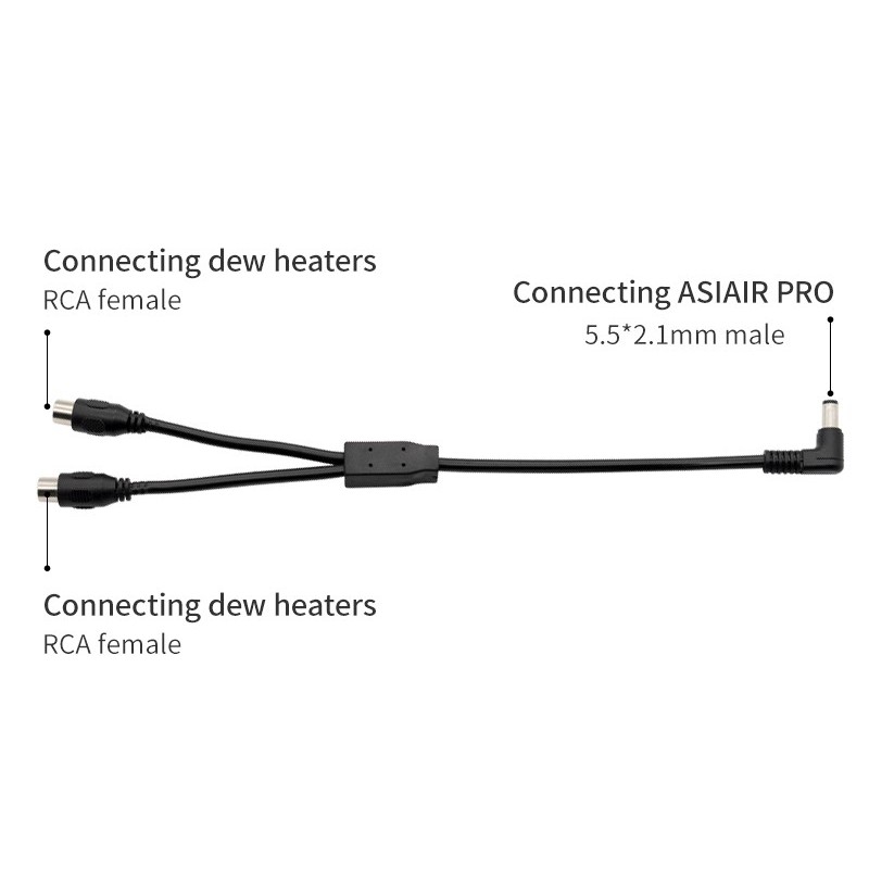 Cablu Splitter Y ZWO -2x RCA Cablu Splitter Y ZWO -2x RCA