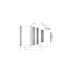 Reducator Focala 0.8x pentru Askar 160APO