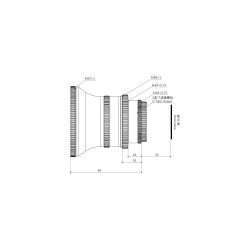 Corector de camp (flattener) 1x pentru Askar 160APO